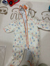 英氏（YEEHOO）兒童羽絨服秋冬納米抗菌輕薄款嬰兒羽絨服連體衣超韌絨 林中雪人 90 cm-充絨量51g-建議1-2歲 曬單實(shí)拍圖