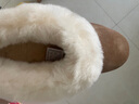 UGG秋季女士厚底圓頭一腳蹬樂(lè )福鞋懶人毛毛鞋1171393CHE|栗色36 曬單實(shí)拍圖