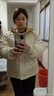 連帽短款棉衣女冬季韓版寬松學(xué)院風(fēng)棉服外套撞色百搭面包服J601 米白色 L （115-130斤） 曬單實(shí)拍圖