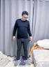 浪莎男士保暖褲男抗菌防螨免穿內褲打底褲含羊毛蠶絲棉毛線(xiàn)褲襯褲秋褲 深灰1條 【10A抗菌·暖姜保暖】 XL 【建議130-150斤】 曬單實(shí)拍圖