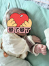 婧麒（JOYNCLEON）嬰兒保暖連體衣秋冬季寶寶夾棉衣服哈衣新生兒空氣棉睡衣爬服 斜開(kāi)麻花小熊 73cm 曬單實(shí)拍圖