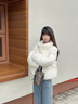 ONLY2025冬季新款抗靜電泡芙褶皺立領(lǐng)面包服羽絨服女|125423015 A06太古白色 M 曬單實(shí)拍圖