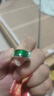 KZD老鳳凰999和田玉男款戒指純銀鑲碧玉指環(huán)玉石戒指玉戒指 和田玉真銀活口戒指 曬單實(shí)拍圖
