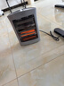 美的（Midea）小太陽(yáng)取暖器家用節能電暖器臺式電熱器暖氣機辦公室烤火爐暖腳器暗光防燙遠紅外電暖氣 HPW08D【傾倒斷電 過(guò)熱保護 灰色】 臺式 曬單實(shí)拍圖