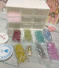 煦貝樂(lè )兒童DIY手工串珠玩具女孩禮物手鏈項鏈手串水晶玻璃玉盤(pán)珠升級 曬單實(shí)拍圖