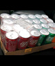 可口可樂(lè )（Coca-Cola）可樂(lè )*12+雪碧*8+芬達*4 有糖汽水 碳酸飲料  330ml*24罐 曬單實(shí)拍圖