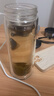 WINTERPALACE雙層玻璃杯泡茶水杯定制logo刻字活動(dòng)紀念伴手禮品茶水分離杯子 曬單實(shí)拍圖