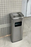 南秦不銹鋼垃圾桶分類(lèi)桶滅煙桶煙灰缸室外電梯口立式垃圾箱商用果皮箱 黑金 長(cháng)方形環(huán)境桶 35L 曬單實(shí)拍圖