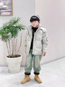G.DUCKKIDS兒童羽絨服短款面包服加厚白鴨絨連帽中大童免洗亮面冬季新款保暖 銀色 150 尺碼偏大 曬單實(shí)拍圖