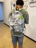 回力大學(xué)生雙肩包男新款休閑涂鴉潮流初高中生大容量書(shū)包女個(gè)性背包 曬單實(shí)拍圖