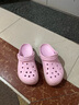 crocs卡駱馳貝雅卡駱班|205089 芭蕾粉-6TG 37/38(230mm)  曬單實(shí)拍圖