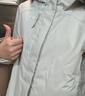 安德瑪（Under Armour）夾克UA 男女情侶防風(fēng)山系戶(hù)外運動(dòng)訓練健身夾克外套 1371593-110 三合一時(shí)尚灰白/女款 XL 曬單實(shí)拍圖