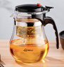 天喜（TIANXI）玻璃茶壺耐熱茶具套裝飄逸杯泡茶杯泡茶器泡茶壺茶水分離杯1200ml 曬單實(shí)拍圖