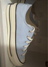 匡威（Converse）官方 1970S男女運動(dòng)低幫帆布鞋云朵藍灰藍色A06522C A06522C 38 曬單實(shí)拍圖