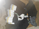 左西童裝男童Polo衫衛(wèi)衣2025新款潮兒童條紋撞色套頭衫潮 藏青色 160 曬單實拍圖