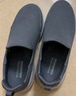 斯凱奇（Skechers）春秋男鞋懶人一腳蹬緩震健步鞋軟底網(wǎng)面休閑運動(dòng)鞋54626 曬單實(shí)拍圖