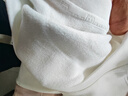 拇指白小T【李小冉同款】25秋冬加絨長(cháng)袖t恤男士打底衫磨毛加厚保暖熱T白T 熱力【大身加絨】男款-白色 XL 曬單實(shí)拍圖