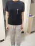 優(yōu)衣庫女裝精紡美利奴羊毛圓領(lǐng)針織衫/短袖通勤25秋冬新款478335 69 藏青色 XL 曬單實(shí)拍圖
