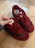 Cmxvz Kabot板鞋女2025新款秋冬復古經(jīng)典超火運動(dòng)鞋軟底內增高休閑鞋德訓鞋 紅色 35 曬單實(shí)拍圖