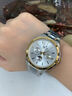 勞力士王子瑞士手表男士全自動(dòng)機械表時(shí)尚夜光防水商務(wù)超薄月相男表 間金白面【瑞士認證】 曬單實(shí)拍圖