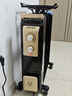 奧克斯（AUX） 奧克斯油汀取暖器電暖風(fēng)機電暖器電油汀片省電靜音節能電暖氣家用 黑+金大寬片13片【適用22-28㎡】 曬單實(shí)拍圖
