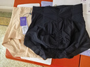 比瘦收腹內褲女提臀褲中低腰強力收小肚子小腹無(wú)痕抗菌短褲塑身褲薄款 黑色+膚色2件裝 M 【體重85-100斤】 曬單實(shí)拍圖
