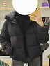 優(yōu)衣庫女裝無(wú)縫羽絨短茄克/外套夾克25秋冬新款478578 09 黑色 S /155/80A 曬單實(shí)拍圖
