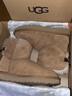 UGG EVERSHEEPSKINS冬季2025新款U家女士木扣蝴蝶結短筒皮毛一體GG中筒靴戶(hù)外雪地靴 單絲帶栗色同款UGG 36 =US5碼 曬單實(shí)拍圖