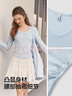 森馬（Semir）t恤女短款大圓領(lǐng)修身顯瘦2025春秋純色上衣內(nèi)搭109125101011 曬單實(shí)拍圖