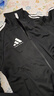 阿迪達斯 （adidas）外套男秋季跑步運動(dòng)立領(lǐng)夾克外套保暖運動(dòng)服 黑/白 M 曬單實(shí)拍圖
