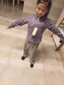 優(yōu)優(yōu)1點(diǎn)（Yoyo one）女童衛衣套裝運動(dòng)服休閑兩件套2025秋款兒童外套褲子 兩件套【10153紫色+15259灰色】 130 130cm 曬單實(shí)拍圖