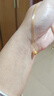 中國黃金（CHINA GOLD）18K黃金素鏈O字鏈項(xiàng)鏈肖邦鏈AU750配鏈子中秋生日禮物送女友老婆 【黃色】18K金O字鏈約0.8g 曬單實(shí)拍圖