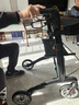 owhon助行器助步器老人手推車(chē)助行車(chē)折疊輕便可推可坐四輪車(chē)FRQ917 曬單實(shí)拍圖