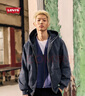 Levi's李維斯25年秋冬新款男士美式復古水洗做舊休閑牛仔夾克外套 黑色 XL 曬單實(shí)拍圖