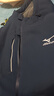 美津濃（MIZUNO）戶(hù)外夾克男連帽梭織透氣情侶鋒衣加絨加厚加棉外套男上衣 曬單實(shí)拍圖