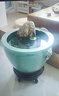君閔陶瓷大缸種樹室外庭院荷花睡蓮養(yǎng)魚盆招財烏龜老式水缸特大號魚缸 翡翠綠大缸直徑43*25cm 曬單實拍圖