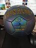RONALDOC羅紀念足球歐冠比賽軟皮真皮耐磨中考訓練青少年專(zhuān)用五號足球 C羅漸變彩虹 5號球(正規11人制用) 曬單實(shí)拍圖