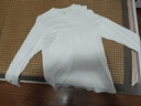 優(yōu)衣庫男裝女裝柔軟圓領(lǐng)T恤/休閑長袖上衣25秋冬新款479783 00 白色 M /170/92A 曬單實(shí)拍圖