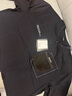 卡賓（CABBEEN）【純棉/拼接】刺繡長袖T恤男2024秋新款潮牌明線黑色寬松圓領(lǐng) 煤黑色01 2XL /185/54 曬單實(shí)拍圖