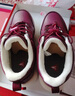 足力健老人鞋中老年冬季加絨爸媽鞋輕快輕便保暖鞋25932021J 酒紅-女款 38 曬單實(shí)拍圖