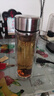 富光玻璃杯雙層 帶茶隔大容量隔熱茶杯高檔商務(wù)泡茶車載水杯透明杯子 曬單實拍圖