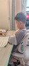 黑白調兒童G6兒童學(xué)習椅寫(xiě)字椅子靠背椅學(xué)生家用兒童椅升降【20cm自動(dòng)追背】 曬單實(shí)拍圖