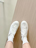 無(wú)印良品（MUJI）男女通用不易疲勞不易沾水運動(dòng)鞋無(wú)性別男款女款小白鞋帆布鞋鞋子 米白色 35 /225mm（尺碼偏大拍小一碼） 曬單實(shí)拍圖
