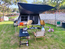 牧高笛（MOBIGARDEN）帳篷 戶外露營黑膠防曬速開帳篷假日山居10.9 NX23661017 晨霧白 曬單實拍圖