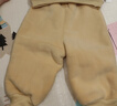 嘟嘟家寶寶兩件套加絨女童拜年服冬男童衛(wèi)衣套裝嬰幼兒新年童裝潮 黃色 90 曬單實拍圖