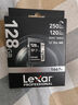 雷克沙（Lexar）128GB SD存儲卡 U3 V60 4K數碼相機內存卡 讀250MB/s 寫(xiě)120MB/s 雙排金手指（1667x Pro） 曬單實(shí)拍圖