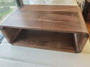 臨谷飄窗小茶幾榻榻米桌子黑胡桃實(shí)木小茶桌日式禪意茶臺簡(jiǎn)約矮桌炕桌 北美黑胡桃 60x37x22厘米 曬單實(shí)拍圖