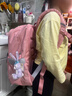 卡奇龍小學(xué)生書(shū)包減負護脊男女1-6年級兒童背包桃色大號 曬單實(shí)拍圖