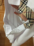 紐嘉工作服定制印logopolo衫短袖訂制廠(chǎng)服男女款團體服文化衫刺繡 白色 女款WL 曬單實(shí)拍圖