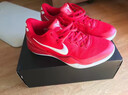 耐克（NIKE）Kobe8舒適百搭防滑防踢低幫兒童籃球鞋紅色男女同款 大學(xué)紅/大學(xué)紅/白色 38 曬單實(shí)拍圖